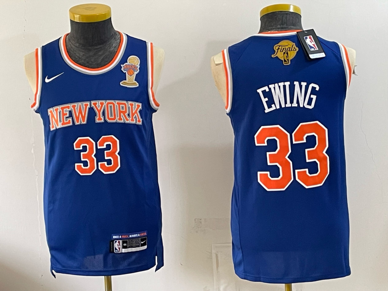 Men New York Knicks #33 Ewing blue 2026 Nike NBA jersey 0701003